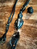 Leather and Stone Necklaces