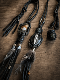 Leather and Stone Necklaces
