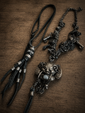 Leather and Stone Necklaces